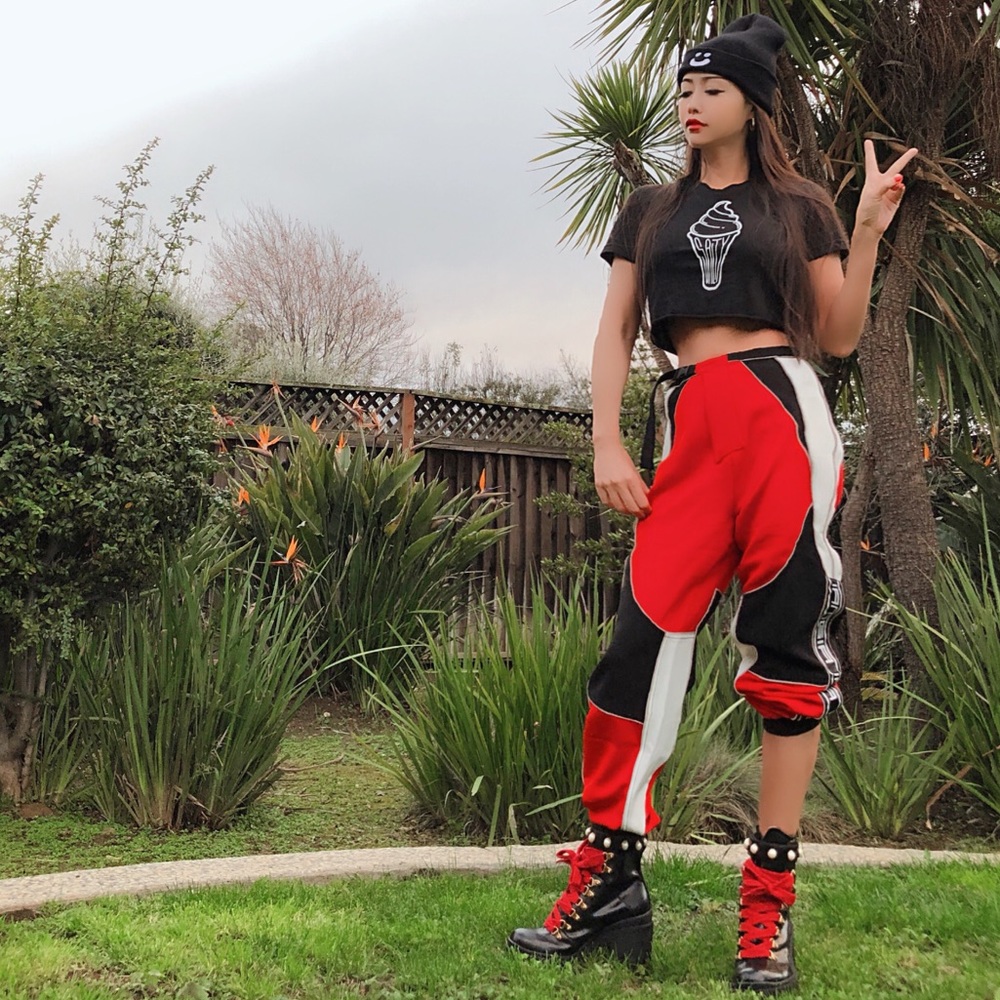 I.AM.GIA Red Electra Pant